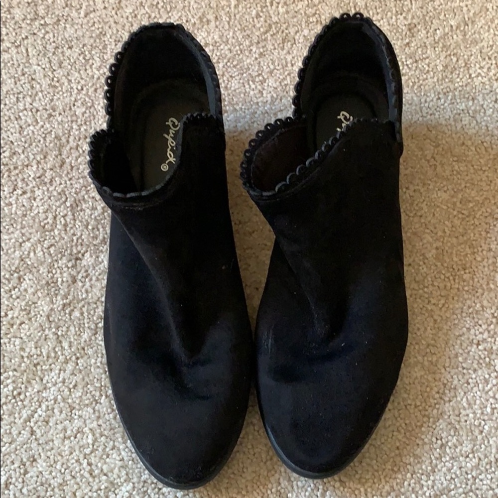 Black booties